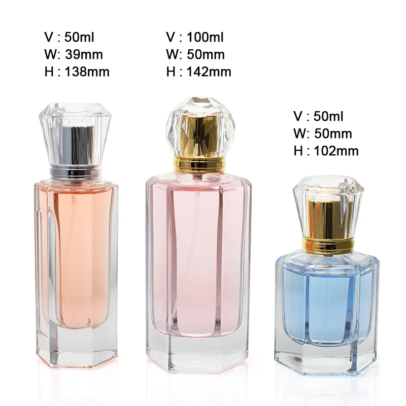 Shop Our Factory Direct 50ML and 100ML Glass Perfume Bottles