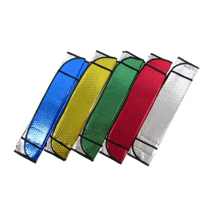 Изготовленные на заказ полиэтиленовые воздушно-Пузырьковые складные автомобильные солнцезащитные оттенки передний автомобильный солнцезащитный козырек с принтом