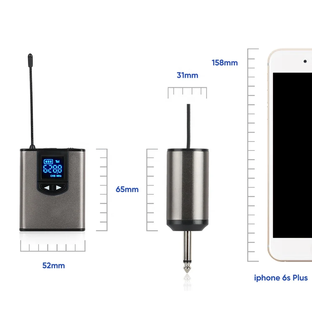 Xtuga A1 Wireless Lavalier Microphone with Noise Cancelling and 100m Range for DSLR Video Camera Vlogging
