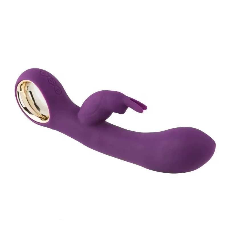 Good Quality Heating Function Rabbits Vibrating Dildos Female G Spot USB Charging Rainbow Purple Rabbit Vibrator