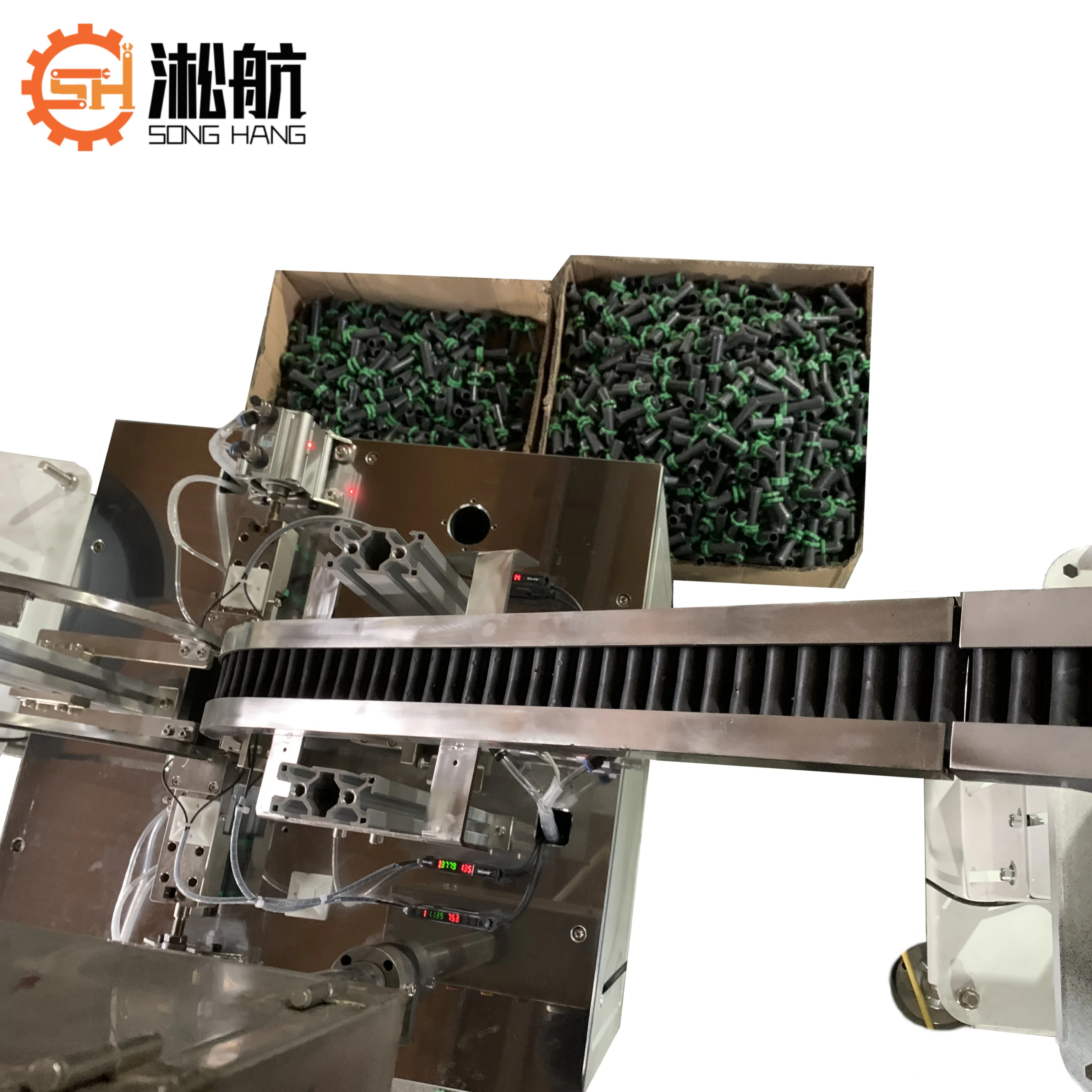 High Precision Double O-Ring Automatic Assembly Machine With Multi-function Vibratory Feeder