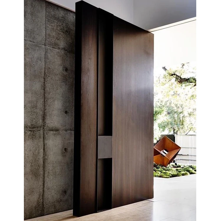 Italian Design Villa Entrance Security Luxury Aluminum Main Front Pivot ...