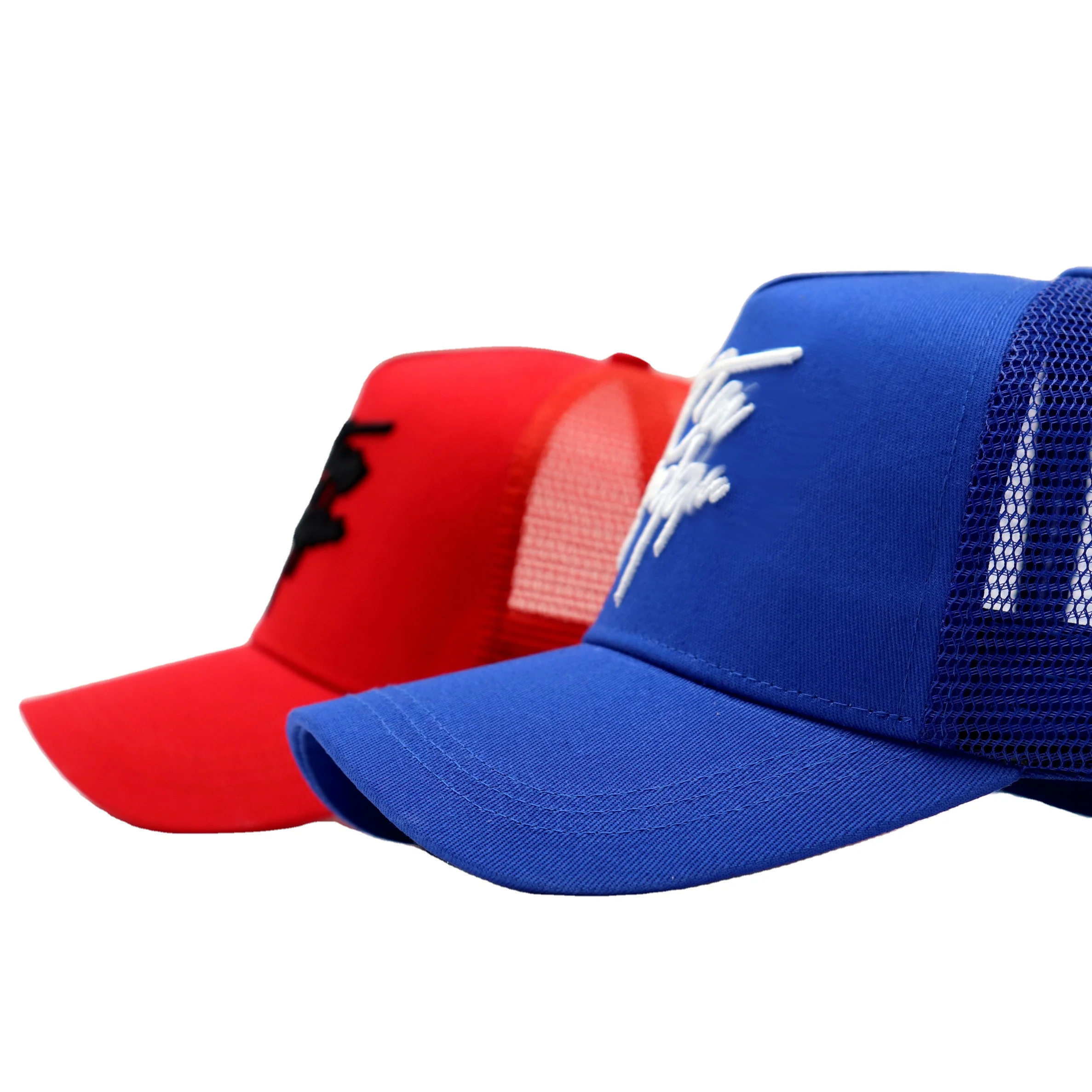 Высокое качество оптовая продажа классический дизайн на заказ собственный 3D вышитый логотип 5 панелей кепки сетчатые для грузовиков мужские головные