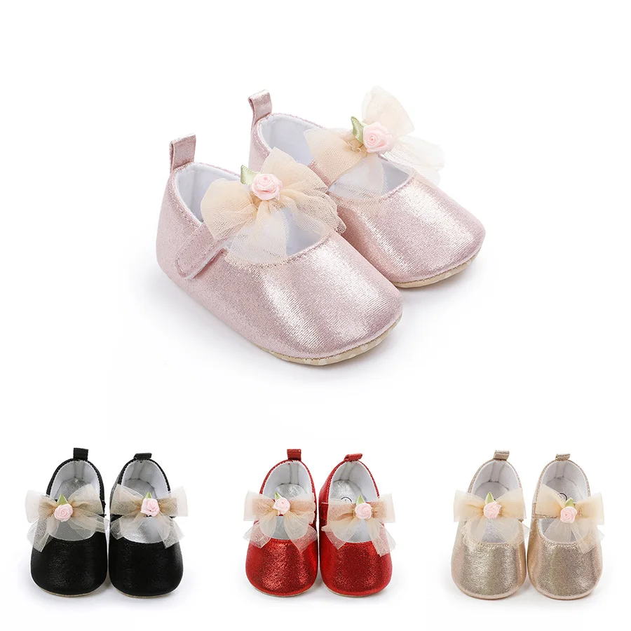 0-12 месяцев, туфли в стиле «Принцесса», платье для девочек, обувь для детей, наряды для участия в свадебной церемонии для маленьких девочек ясельного возраста, Детские праздничные платья с бантом; На любой сезон, для тех, кто только начинает ходить, 6 ви