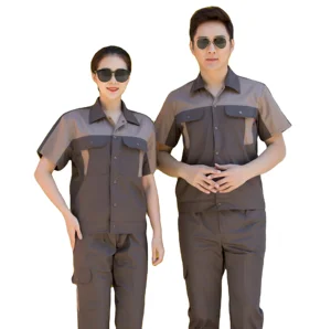 Customizable 100% Cotton Men's Workwear Factory Engineer Uniform with Logo