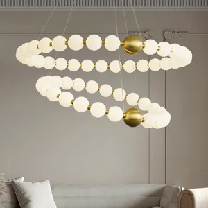 Nordic Modern Contracted Magic Bean Molecular Lamp Bar Dining Room and Bedroom Chandelier Nordic Living Room Pendant Lights