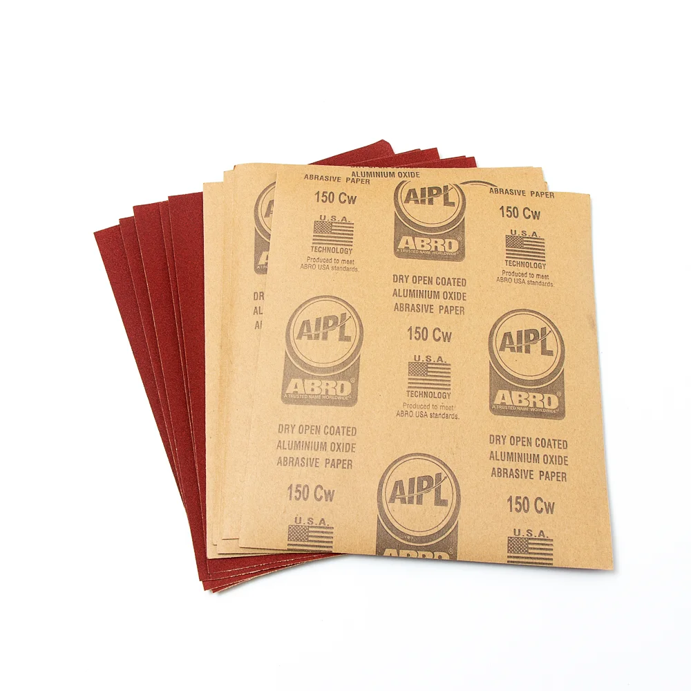 Abro Aipl Brand Dry Open Coated Aluminum Oxide Wooden Abrasive Paper Sandpaper Sheet Buy Dry
