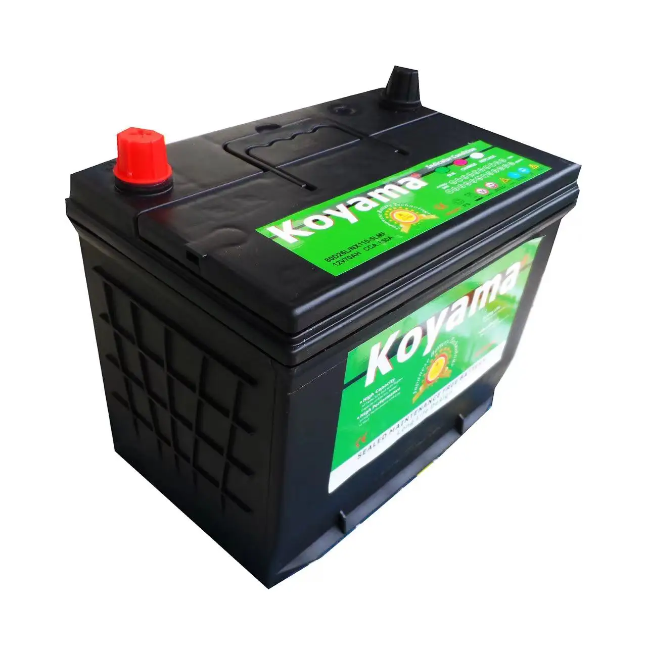 Koyama Sealed Maintenance Free Battery (smf Battery) Mf80d26l 12v75ah ...