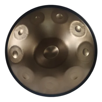 Customized Ember Steel Handpan Drum High Sound Quality Customers Favourite Product Golden 10 notes