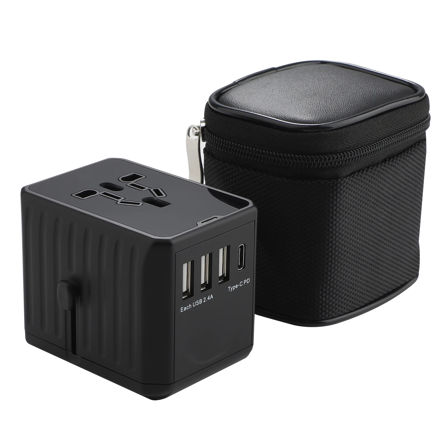 Universal Travel Adapter Type C PD 30 W Plug All in One Travel Adapter Universal World Wide Travel Charger Adapter Plug