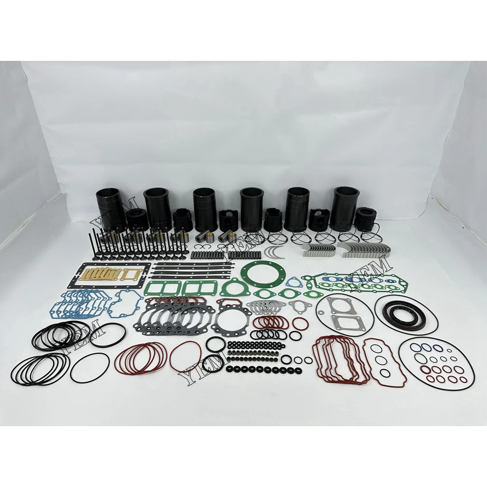 For Komatsu 6D125 Cylinder Liner and Gasket Kit With Bearing Valve Guide 6151-31-2710 Engine Parts for Sale