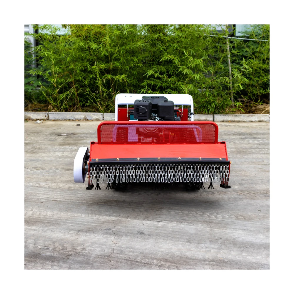 Remote Control Brush Cutter 16HP22HP Grass Cutting Machine Reel Lawn Mower