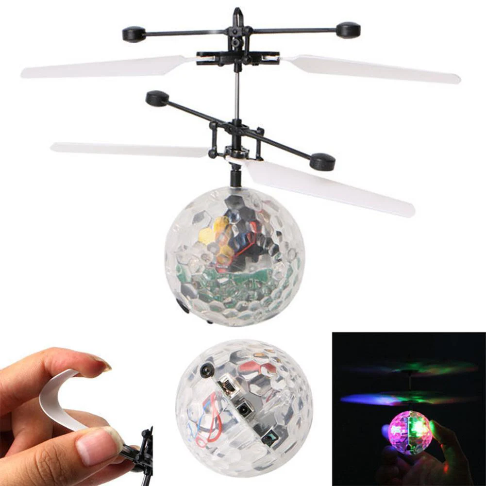 Induction Flying Crystal Ball With Led Luminous Kid Flight Balls