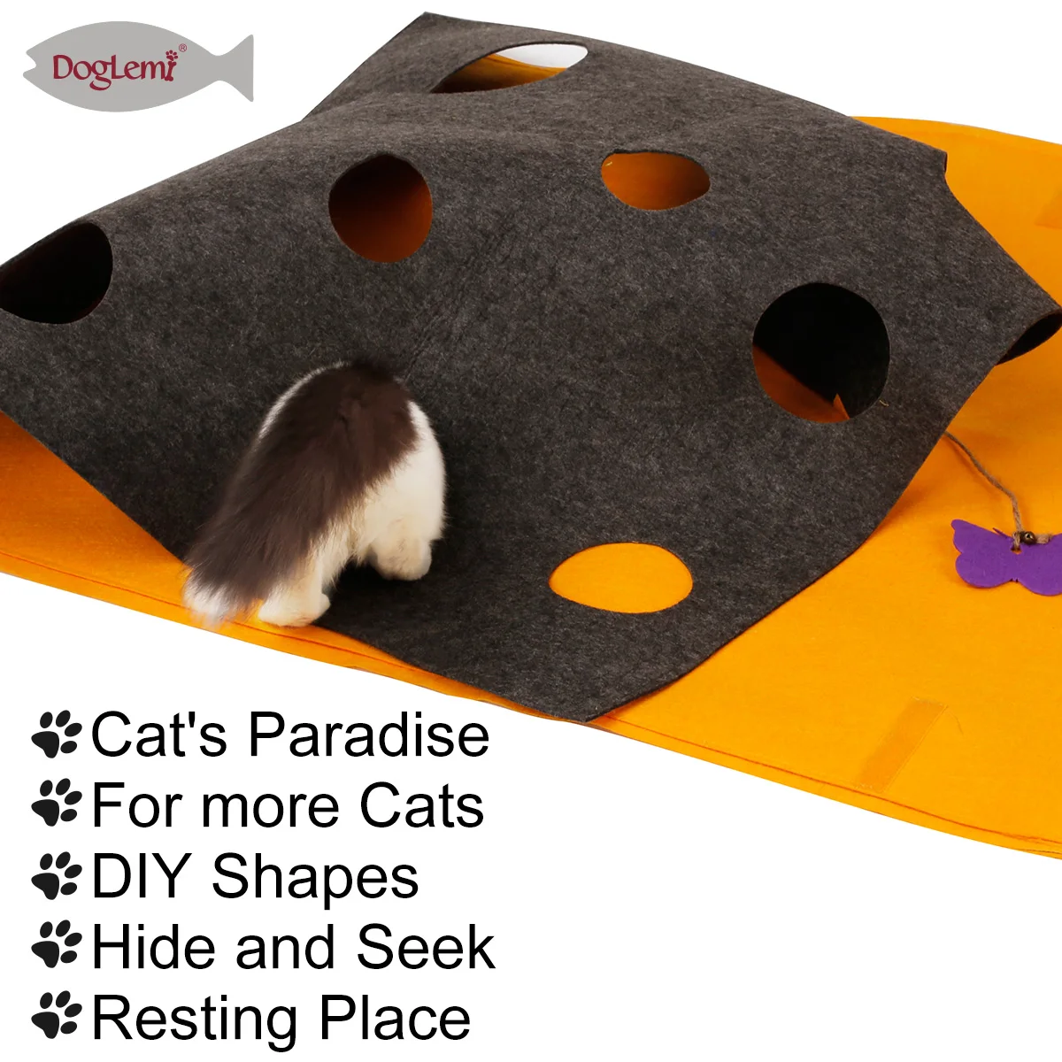 Source Cat Scratcher Blanket DIY Activity Nature Felt Cat Play Mat on  m.