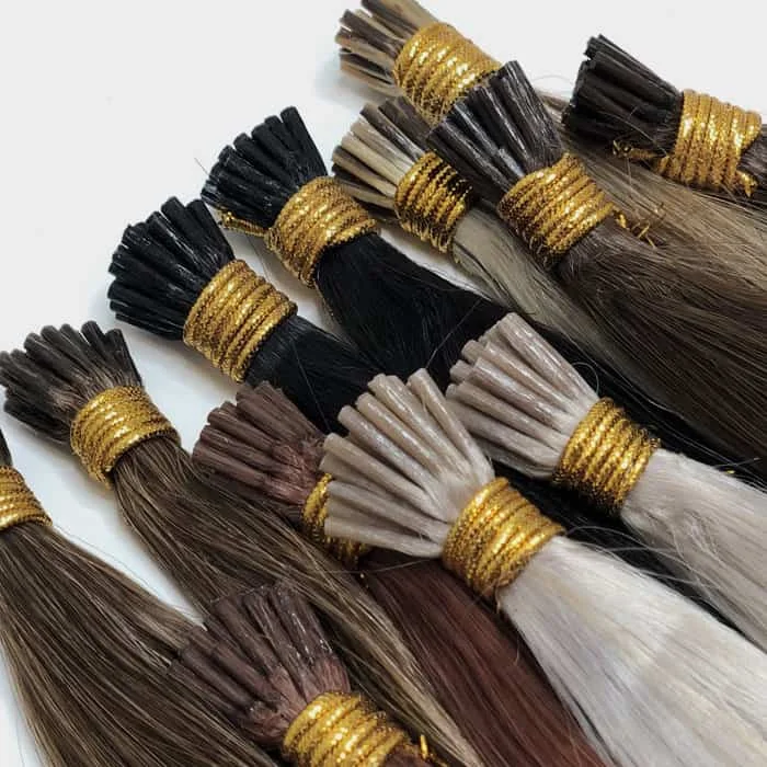 Wholesale F Ktip Hair Extensions Cabello Humano Natural Double Drawn