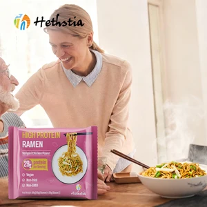 High Protein Ramen Teriyaki Chicken Flavor 29g Plant Based Vegan Noodles Non Fried Noodles