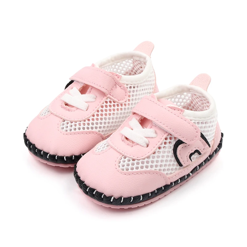 Spring and Autumn Infants Shoes Baby Non-slip Soft Sole Breathable Mesh Surface Walking Shoes details