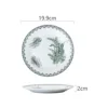 Green 8 inch Flat Plate