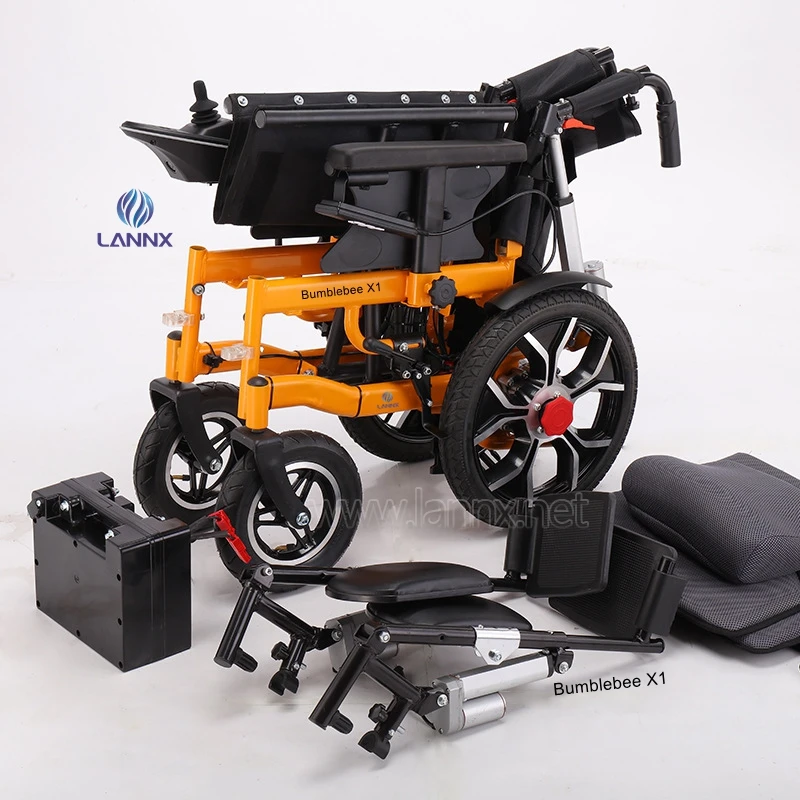 Lannx Bumblebee X1 Professional Folding Lightweight Wheel Chair