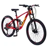 Red full suspension MTB