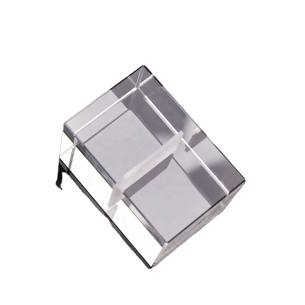 Honor of Crystal High Quality Customized logo Crystal Cube Crystal 3d Laser Photo Printing