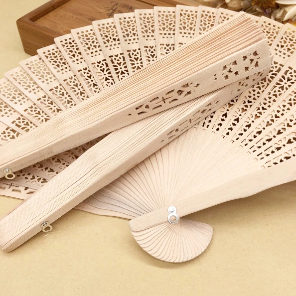 Ventilador de madera personalizado, recuerdos de boda, dama de