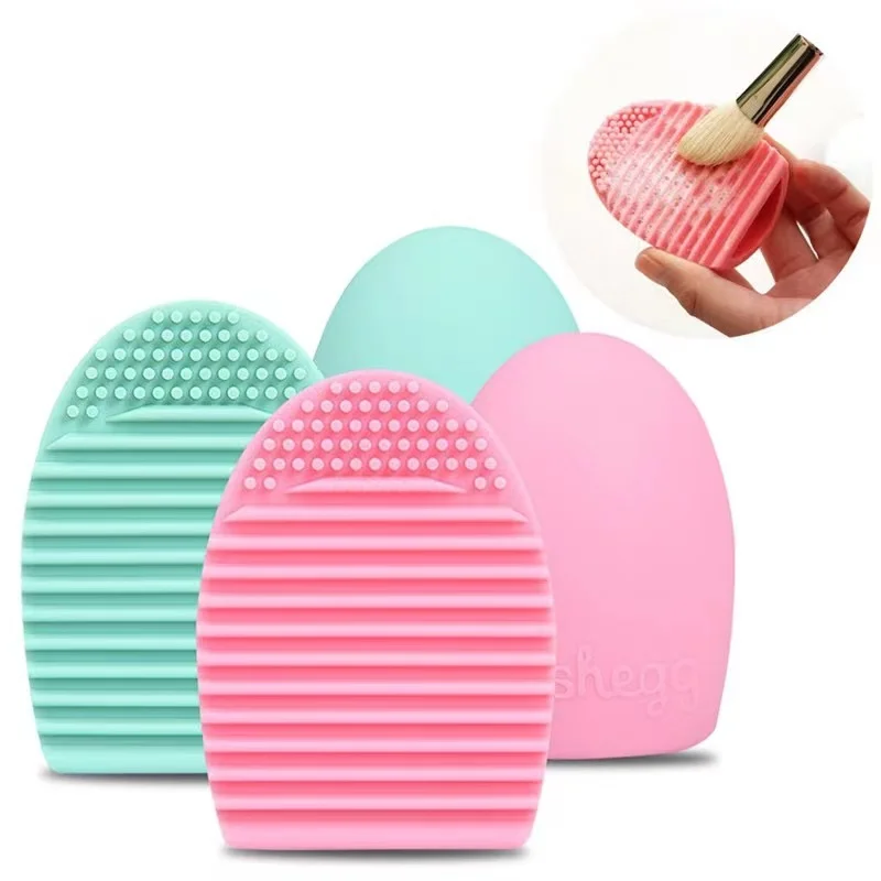 Silicone egg scrubbing artifact cleaning and cleaning makeup artifact scrubbing artifact tool silicone egg brush