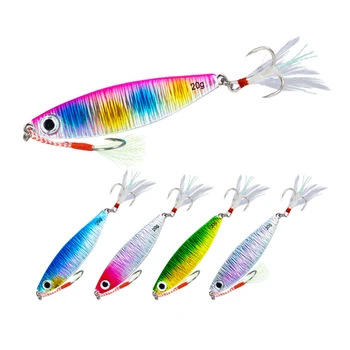 Cheery New Style Big 7g 10g 15g 20g Saltwater Tuna Hard Plastic Lure Artificial Isca Pesca Bass Fish Slice Made Silicone River – Soft Lure – view 2