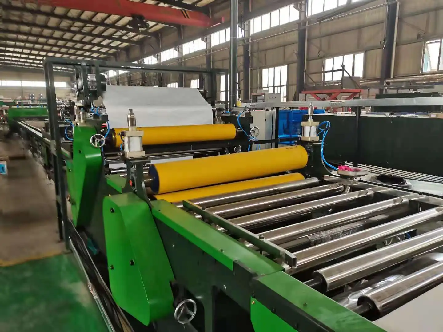 Gypsum Ceiling Tiles Lamination Machine And Cutting Machine To 600*600