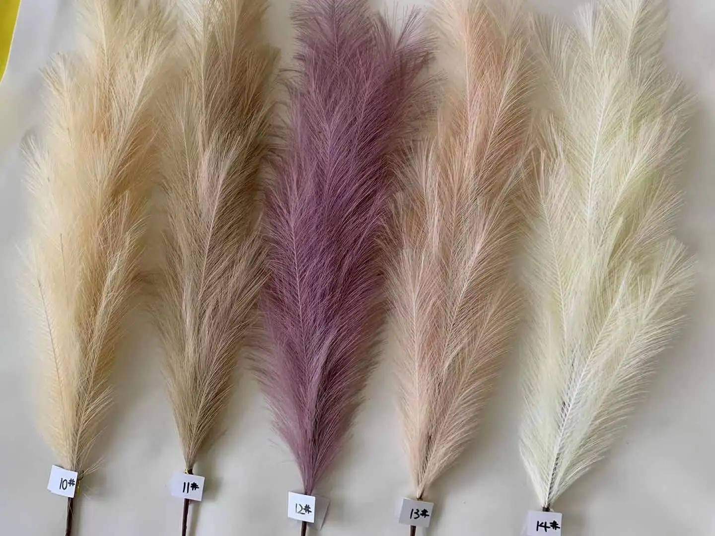 Pampas Grass Artificial Set Pampas Grass Artificial Flowers Pampa Grass