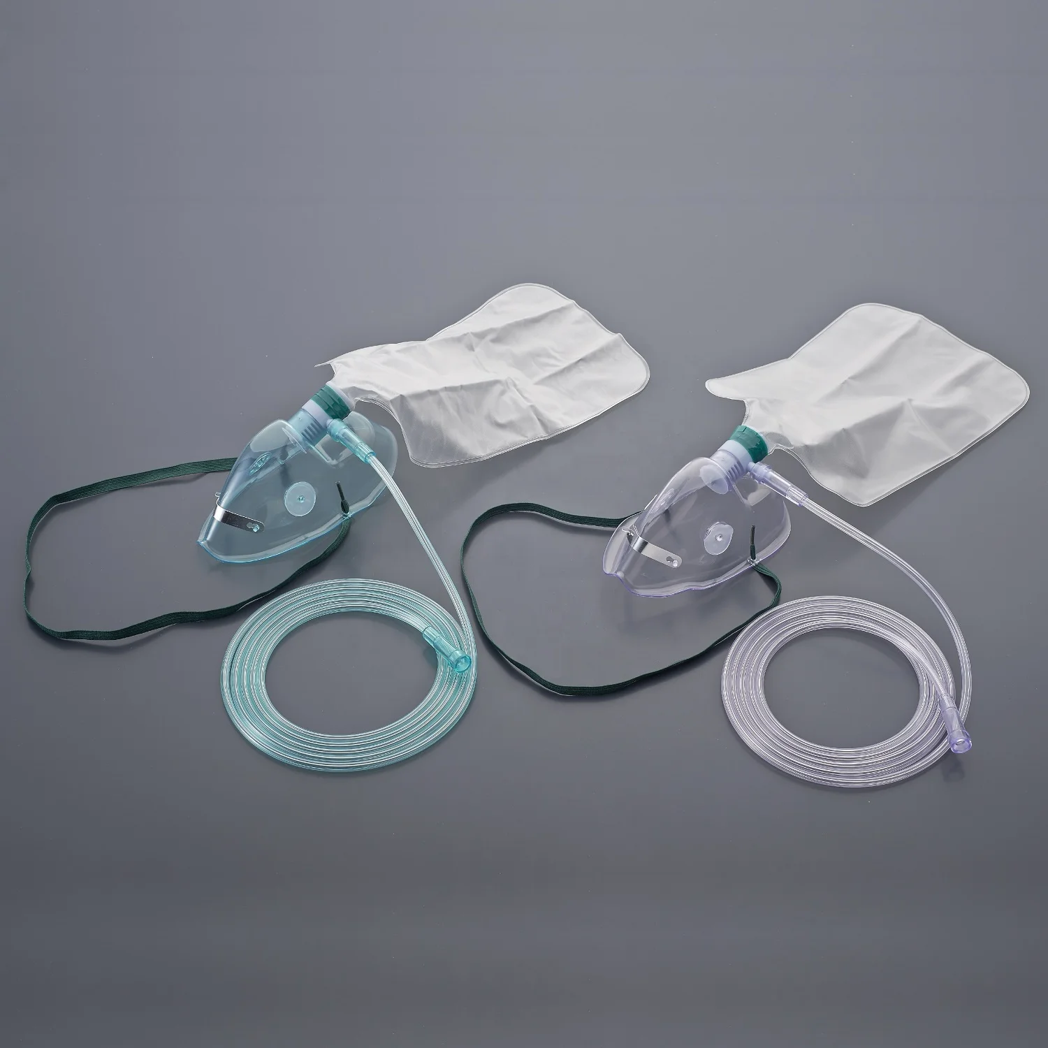 Medical Oxygen Mask With Nebulizer Disposable PVC oxygen mask with tube Non Rebreathing Face Mask with Reservoir Bag details