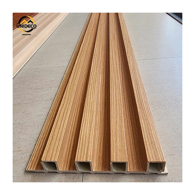 Pvc Wood Effect Pwc Wall Panel for Wall Interior Pvc Wall Panels Green