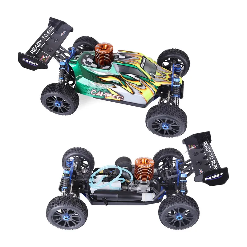 HSP 94970 CAMPER 1:8 2.4Gガス駆動RCカー4WDオフロードバギー、26CXP