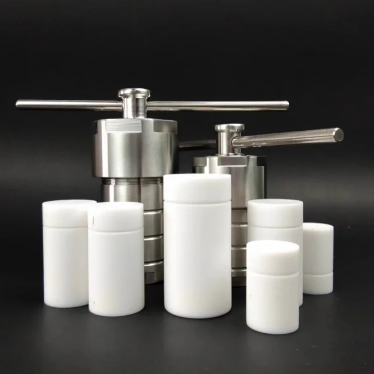 White Ppl Hydrothermal Synthesis Reactor With Ptfe Lining Dissolved ...