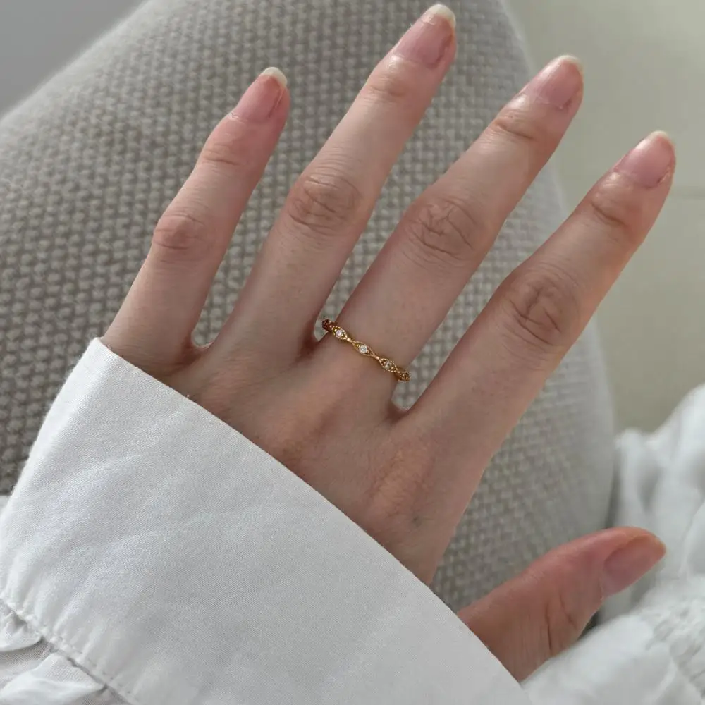 KAKODIY Fashion Evil Eye Open Girls Ring Women Wedding Engagement 925 Sterling Silver Ring detail 6