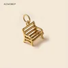 Park Bench Charm-Gold