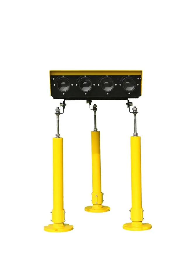 Airfield PAPI Inclinometer and Sighting Device Calibration Runway Light 6.6A FAA L880 PAPI in Airport