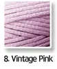 8 rosa Vintage