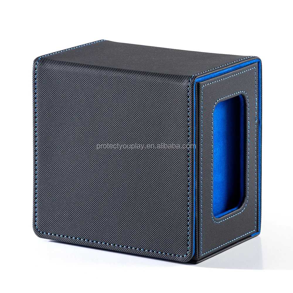 Commander Deck Box for MTG with Dice Tray - Commander Window Display Fits 100 Double-Sleeved Cards