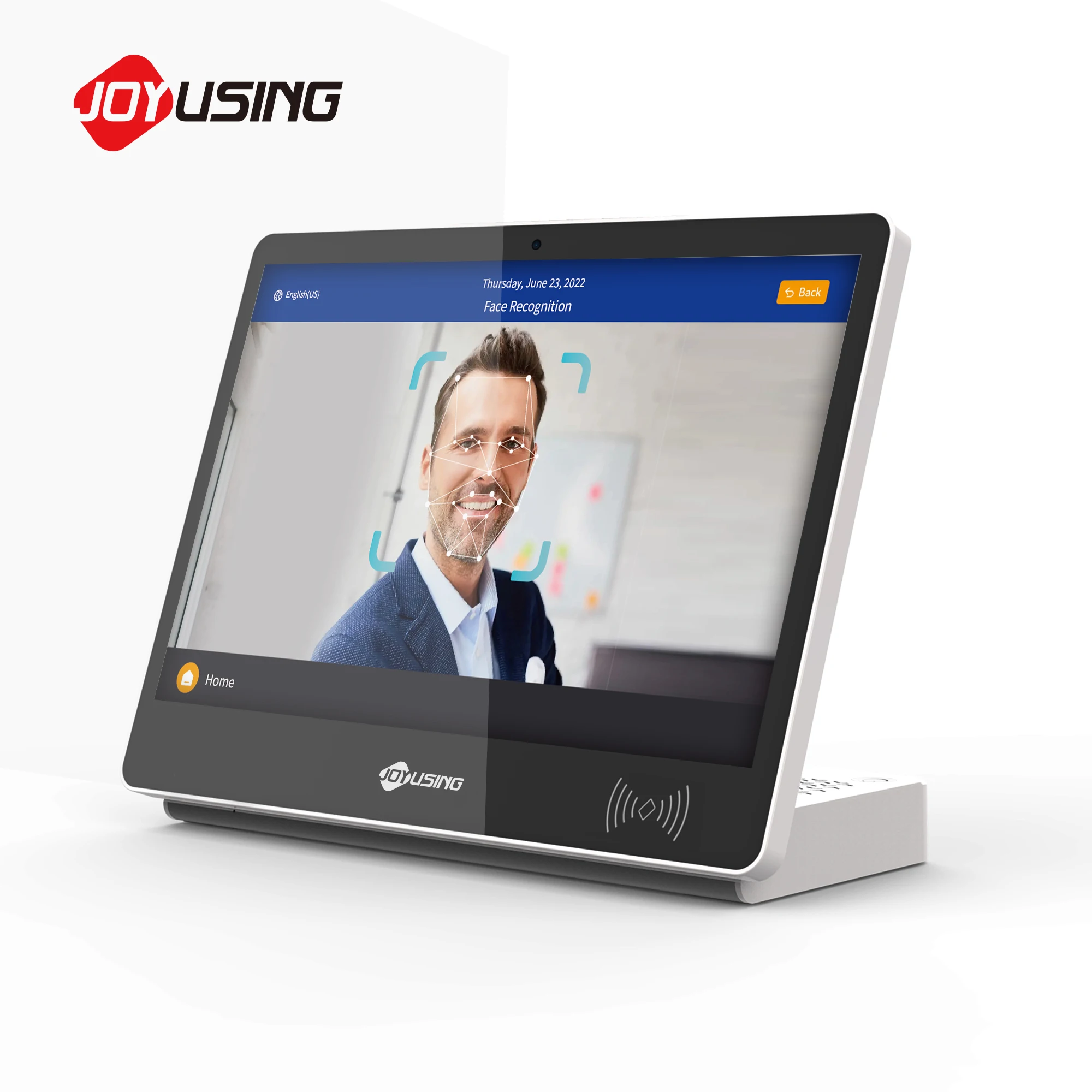 Good Price Desktop Smart Terminal Powerful Android Tablet Smart Visitor Manager with Face Scanner and Card Reader