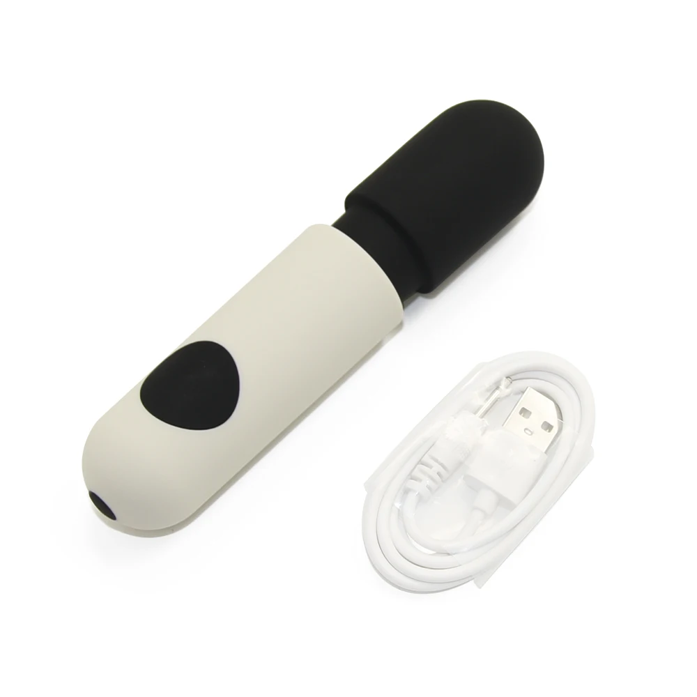 Wosilicone Magic Wand Vibrator Power Strong Mini Av Stick Wand Female Vibrator Wand Massager Vibrator Sex Toy