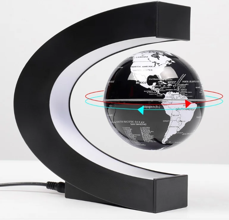 Magnetic levitation globe levitating