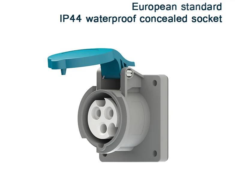 Industrial Socket Outlets - Reliable 3 Phase 4 Pin 16A