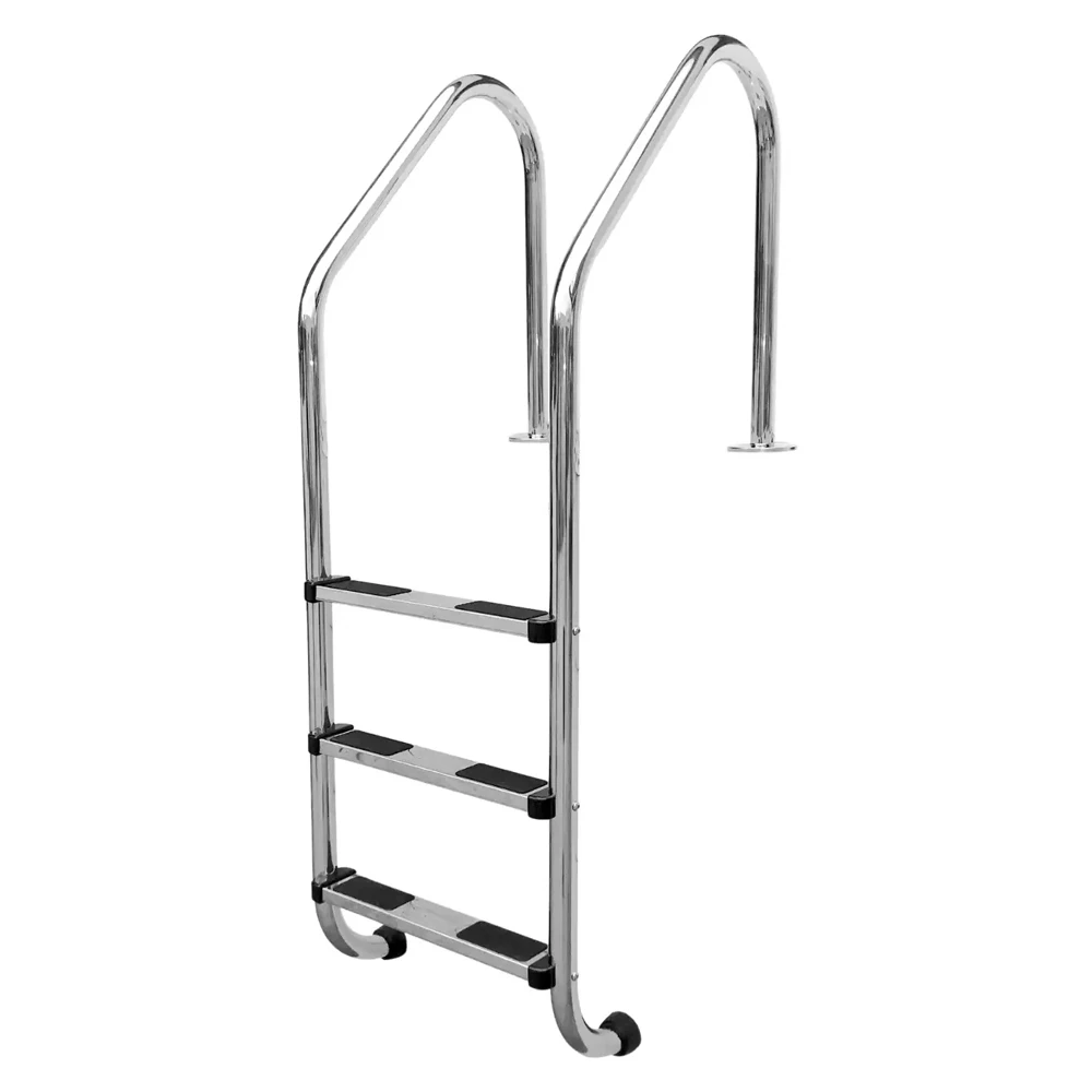 Fibropool Overflow 3-step Pool Ladder 316l Stainless Steel Designed For ...