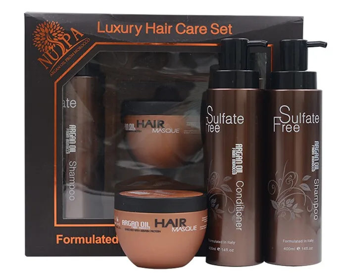 Professional Luxury Argan Oil Shampoo & Conditioner Set - Sulfate