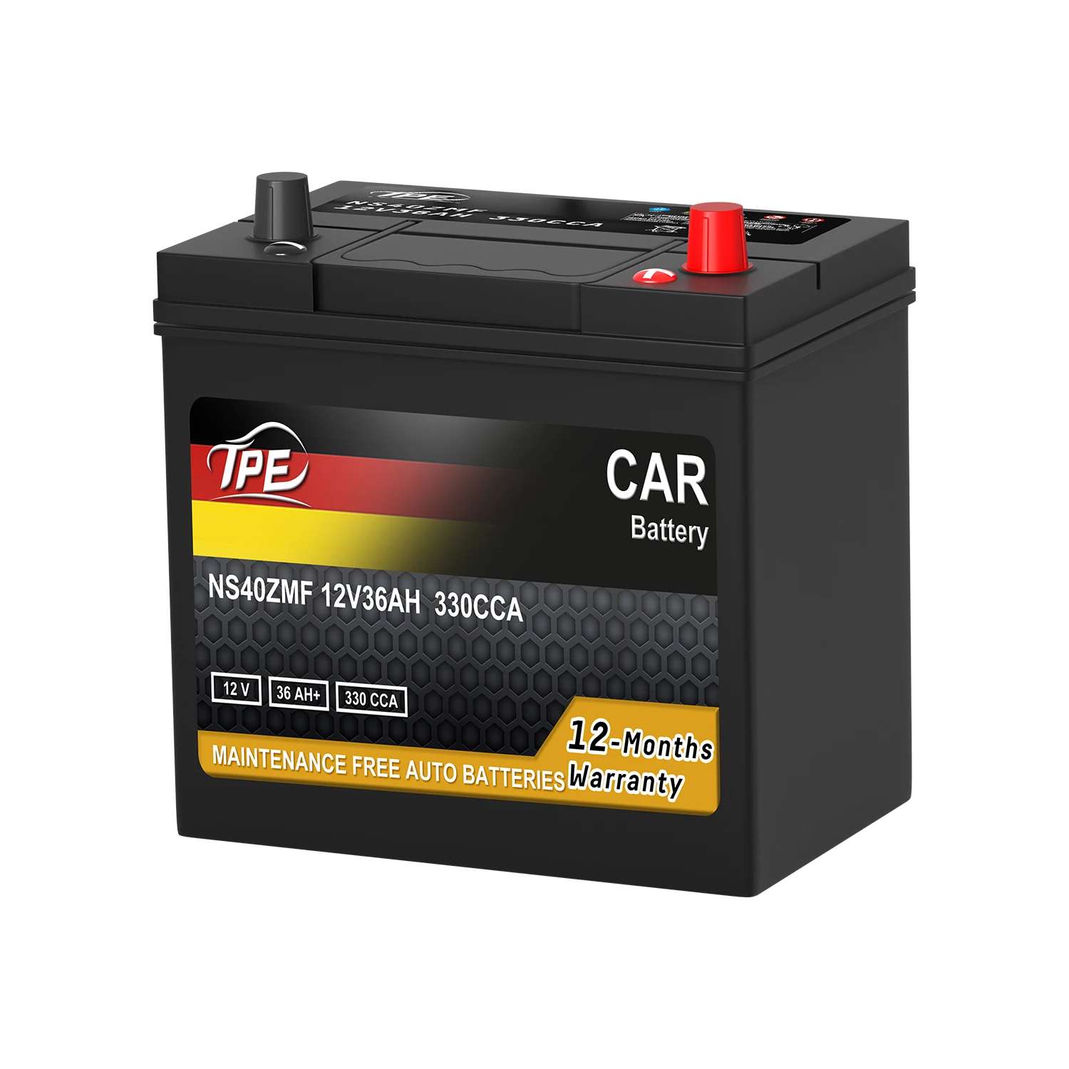 Batería OEM NS40Z 38B20R 12V40Ah para arranque de coche, camión, uso mayorista en coches europeos y japoneses, batería de plomo-ácido MF