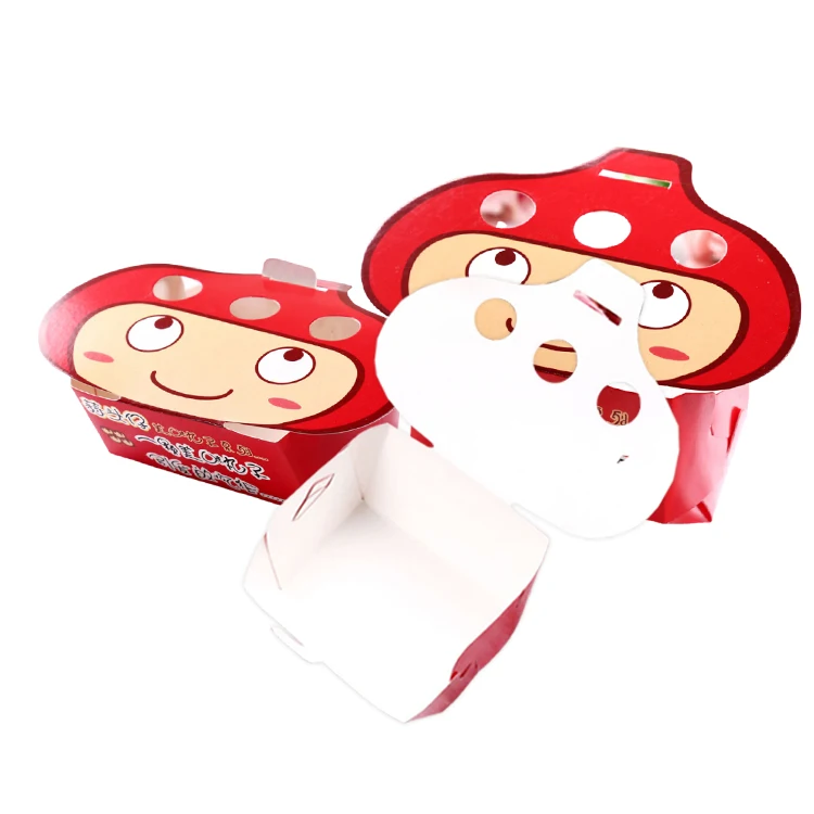 Food Grade Disposable Takeout Packaging to Go Japanese Octopus Balls Containers Custom logo Printing Takeout Food Takoyaki Box