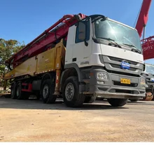 Uesd Concrete Pumping Machinery 37m Truck Mounted Concrete Pump Truck with Benz Chassis