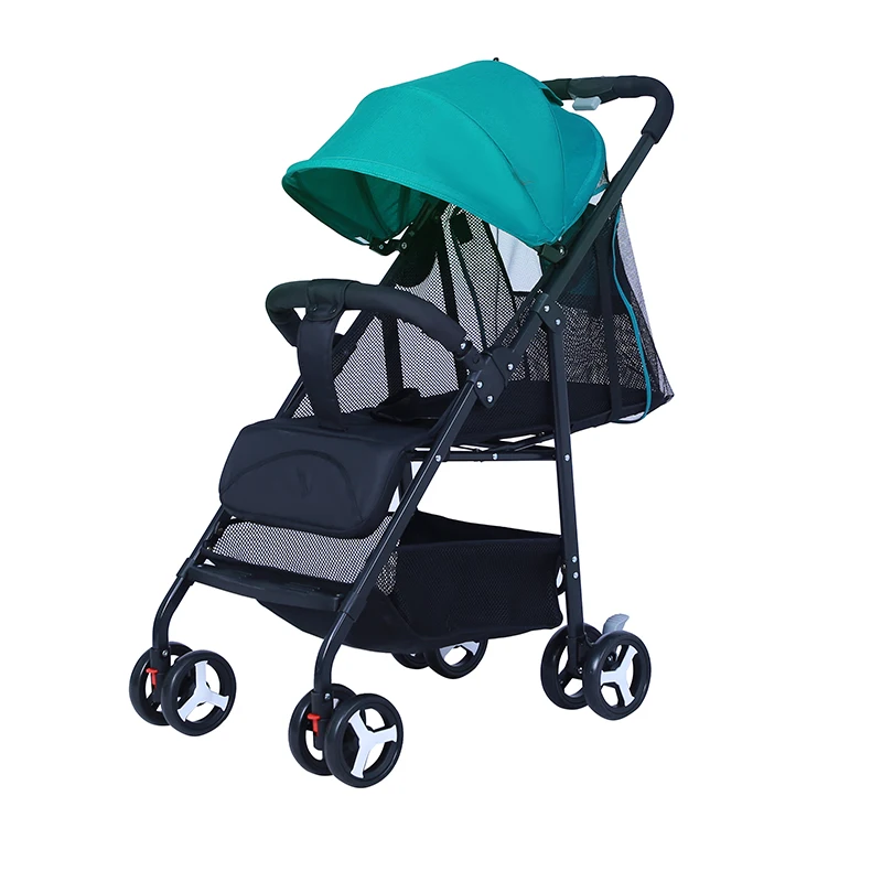Portable Baby Stroller Boys and Girls for Age 0-3 Years One-Hand One-Key Folding New Model Pram 0