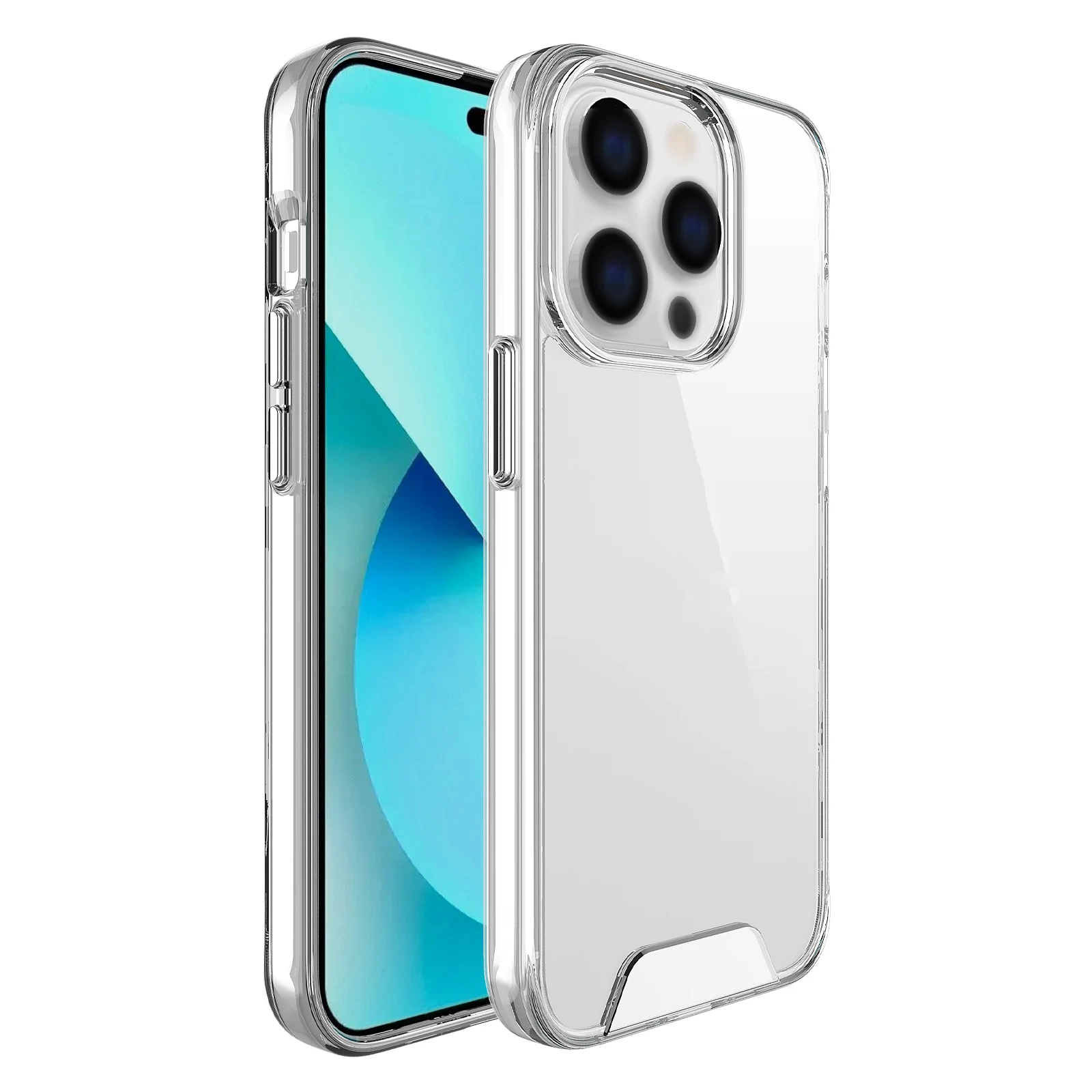 For Apple iPhone 14 Pro Max 15 16 Plus 12 13 Mini Phone Case Hard PC Clear Case Camera Protect Back Cover